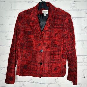 Coldwater Creek size 12 petite red jacket‎